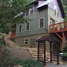 Custom-Designed-Built-Small-Arts-Crafts-Cottage-in-the-Mountains 2